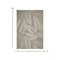 Homeroots 7 x 10 ft. Natural Leaves Indoor & Outdoor Area Rug 384959 - alternate 3